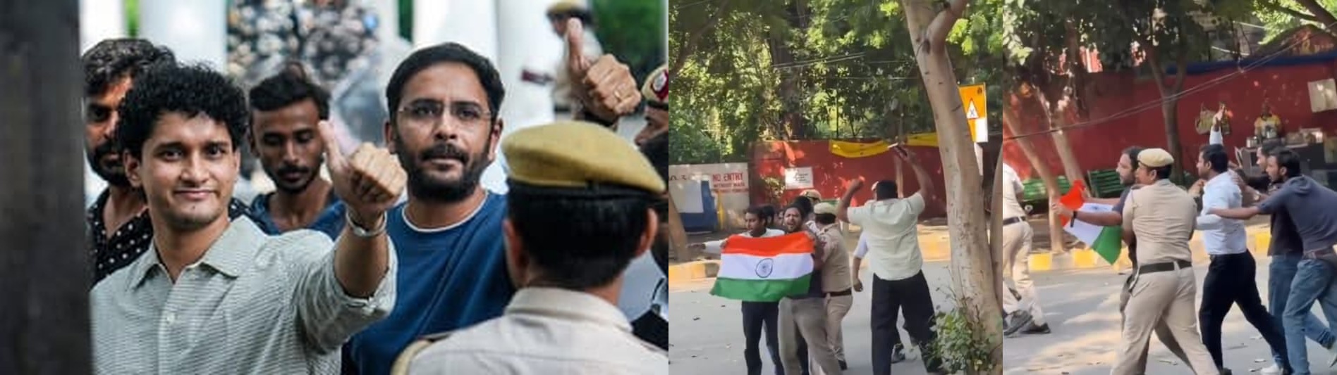 जंतर-मंतर प्रदर्शन मामले में सौरव दास और आशुतोष रांका को हिरासत में लेने से जुड़ी खबर